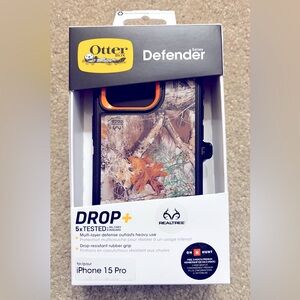 NIB OtterBox iPhone 15 Pro Realtree Camo Phone Case